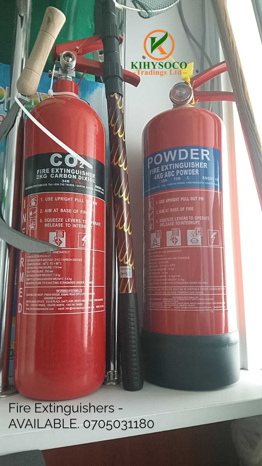 fire extinguishers
